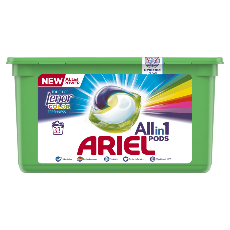 ARIEL All in 1 gelové kapsle 33 ks Touch Of Lenor Color Freshness