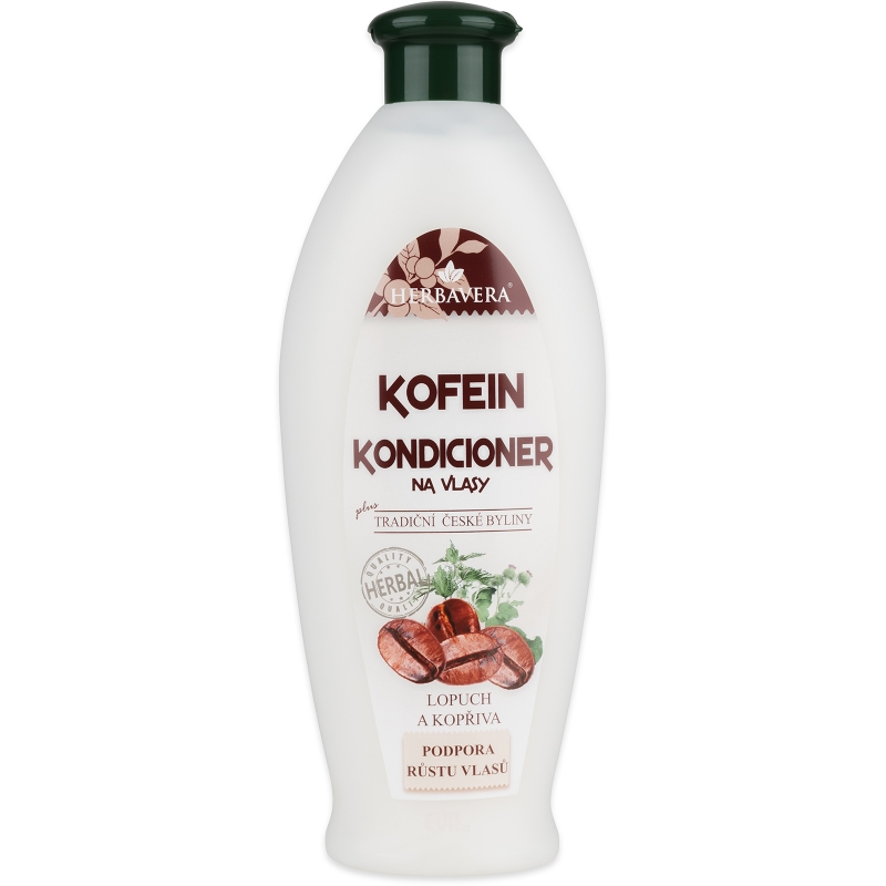 Kondicionér HERBAVERA Kofein proti vypadávání vlasů 550 ml