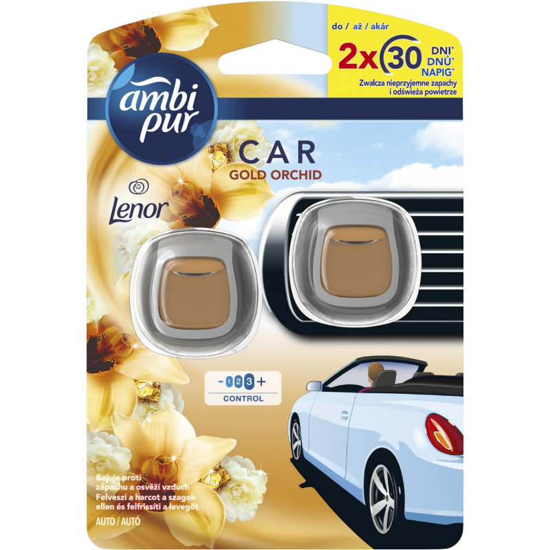 Ambi Pur Car Lenor Gold Orchid 2 x 2 ml
