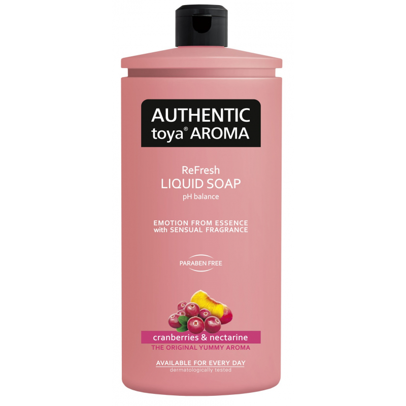 Mýdlo tekuté AUTHENTIC Cranberries&Nectarine náplň 600 ml