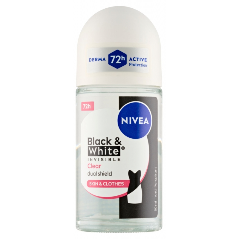 NIVEA antiperspirant roll on Invisible Clear 50 ml