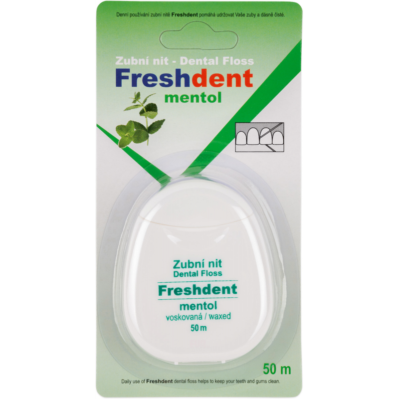 Zubn� nit 50m Freshdent mentol