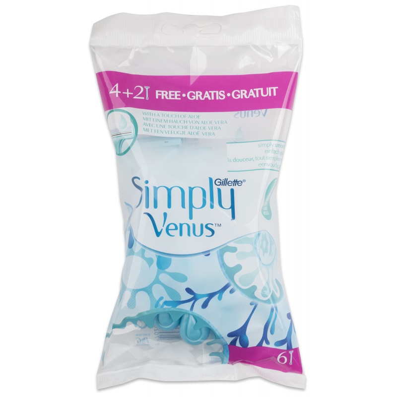 GILLETTE Simply Venus2 hol�tka 4+2 ks