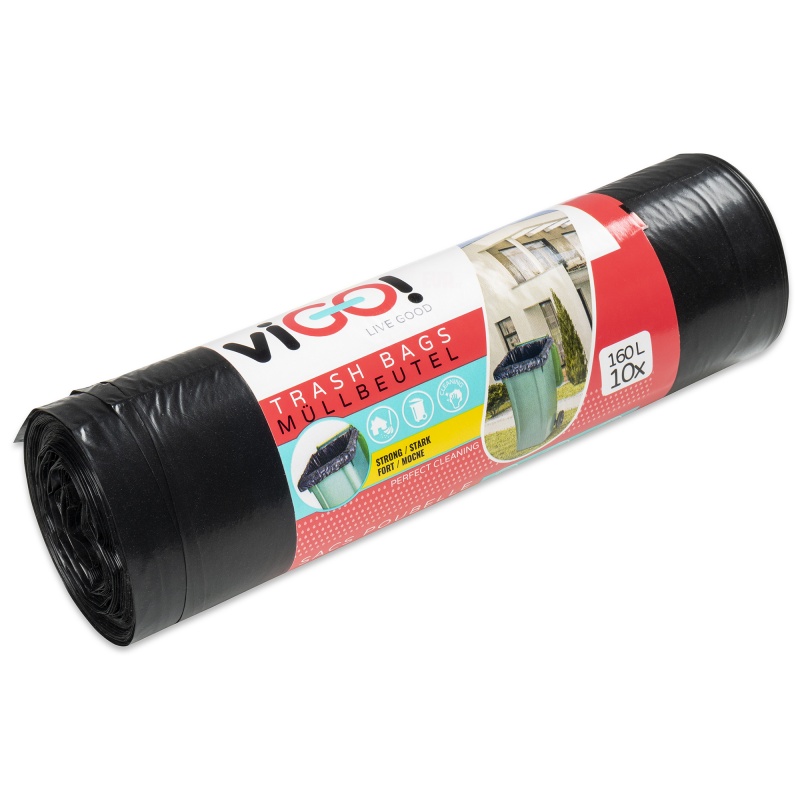 10x pytle na odpad viGO 90x110 cm, 160l, 28µm