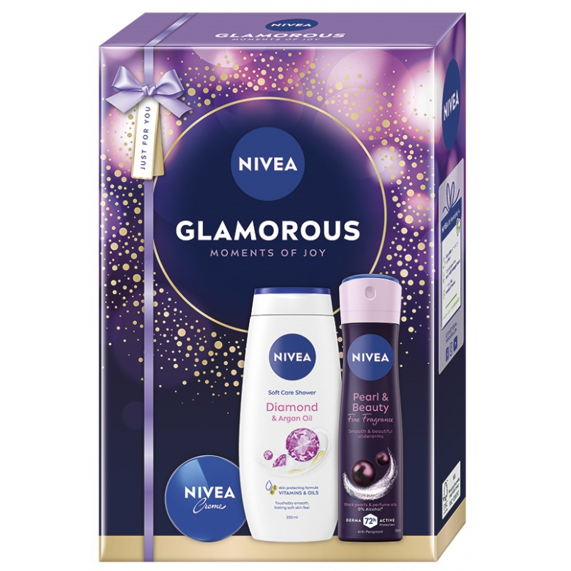 Kazeta NIVEA Glamorous /SPG+antipersp.+krém/