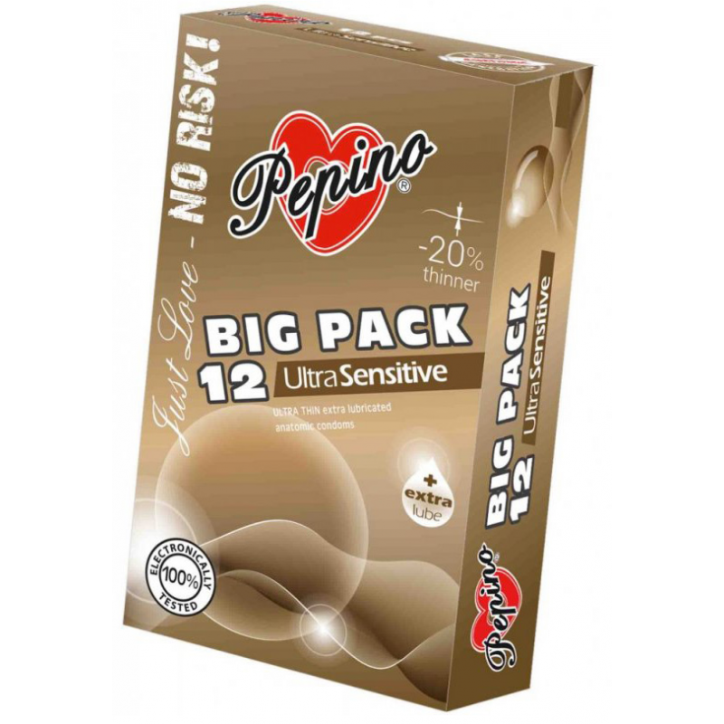 Kondomy PEPINO Ultra Sensitive 12 ks