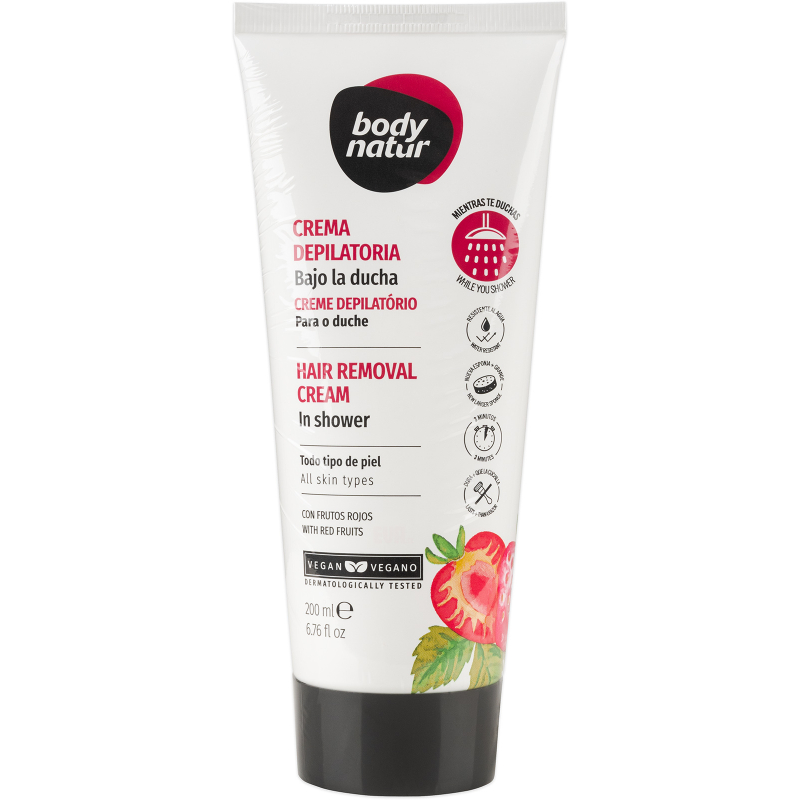 BODY NATUR depilační krém do sprchy 200 ml