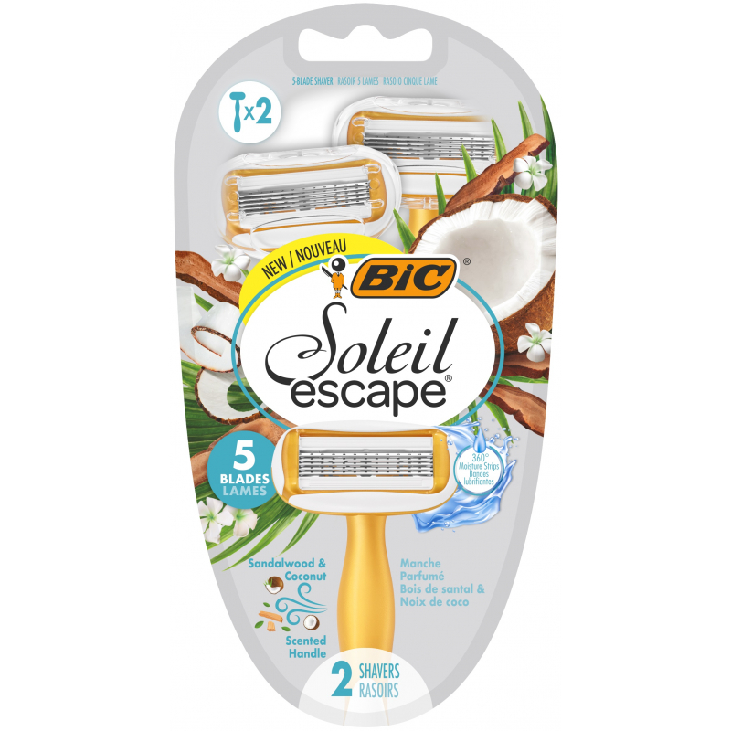 BIC dámská holítka s 5 břity 2 ks