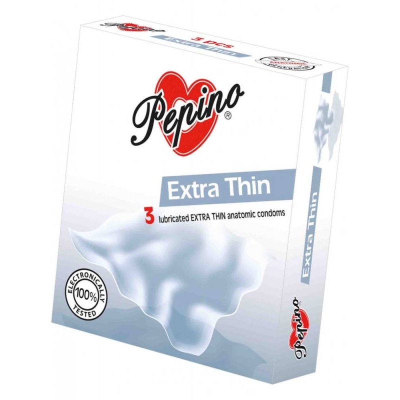 Kondomy PEPINO Extra Thin 3 ks