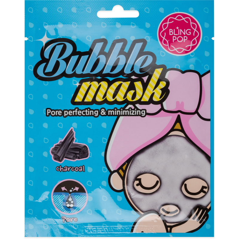 Maska BLING POP Charcoal bublinkov� 30 ml