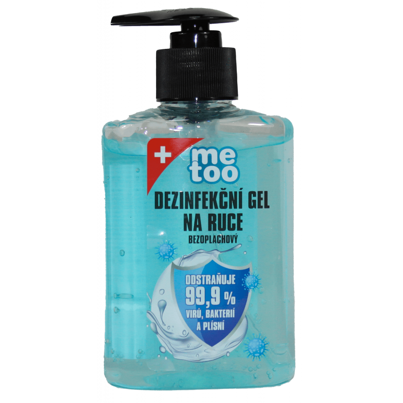 ME TOO hygienický gel na ruce s dávkovačem 250 ml