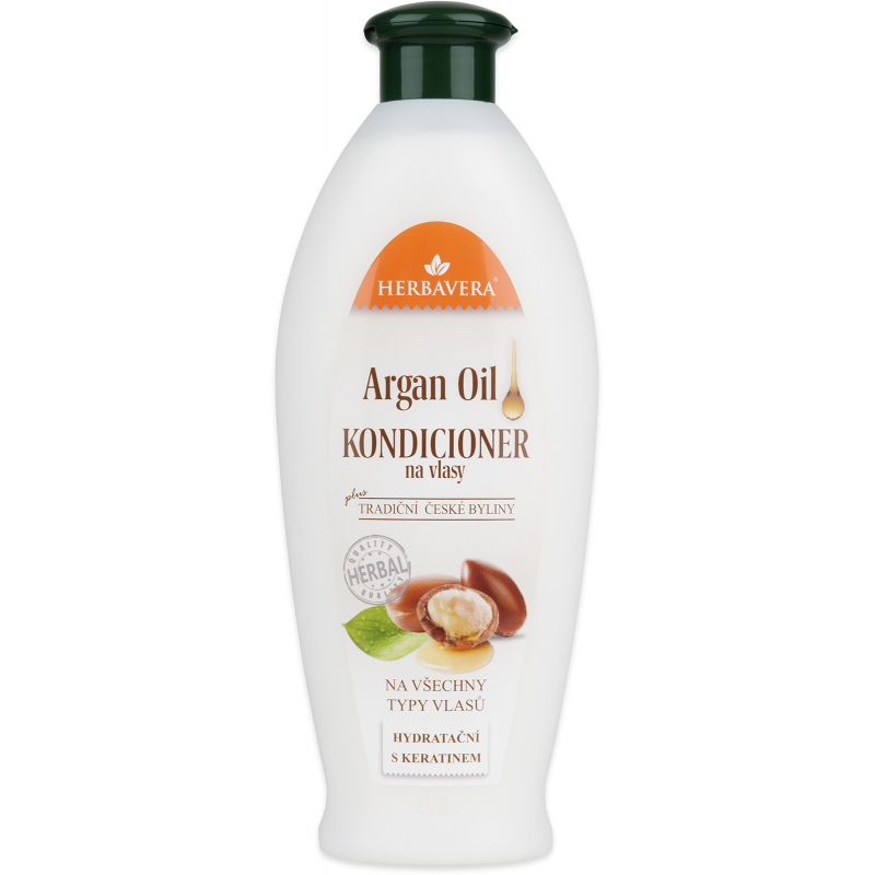 Kondicion�r HERBAVERA Argan hydrata�n� s keratinem 550 ml