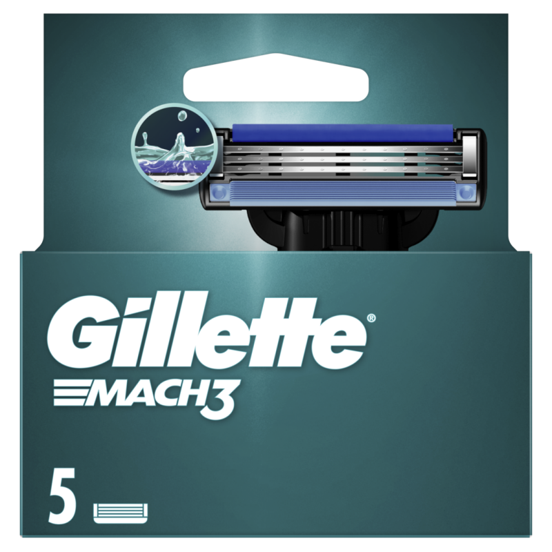 GILLETTE Mach3 hlavice 5 ks
