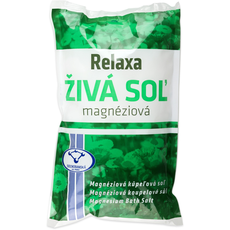RELAXA magnéziová živá sůl do koupele 500 g