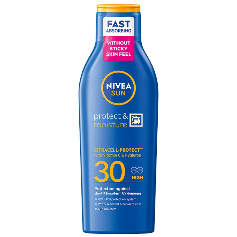 NIVEA SUN ml�ko hydrata�n� na opal. OF30 200 ml