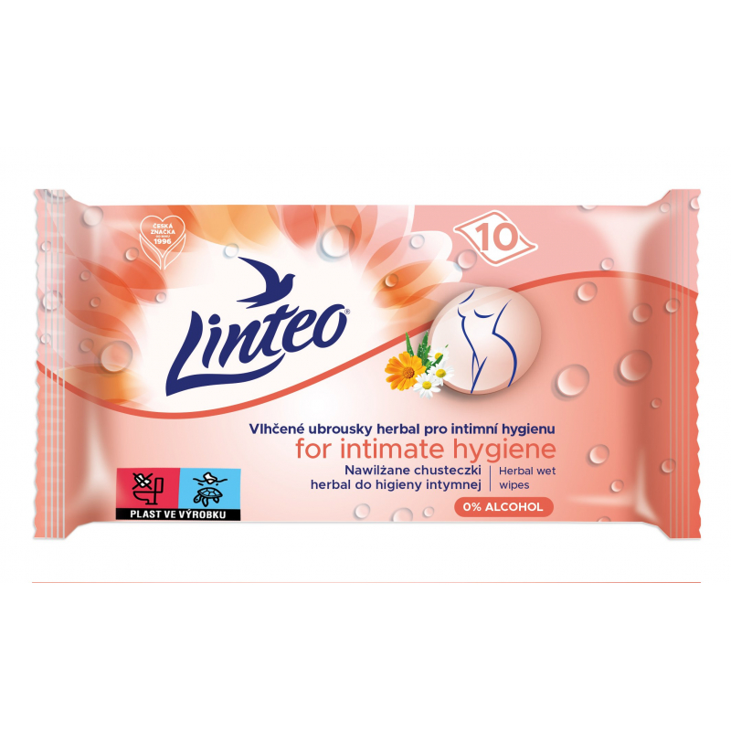 Ubrousky LINTEO intimní 10 ks