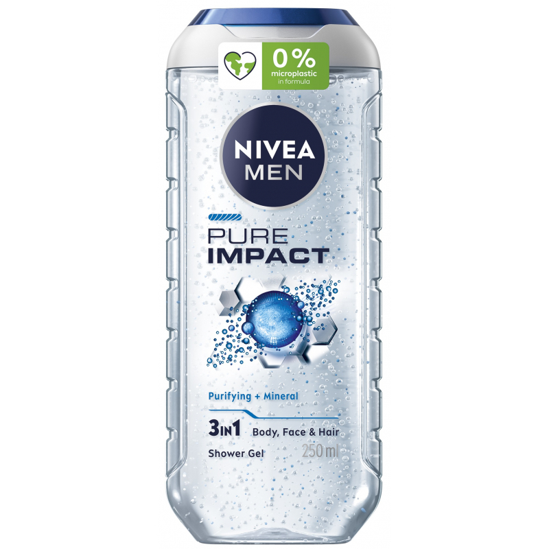 Sprchový gel NIVEA MEN Pure Impact 250 ml