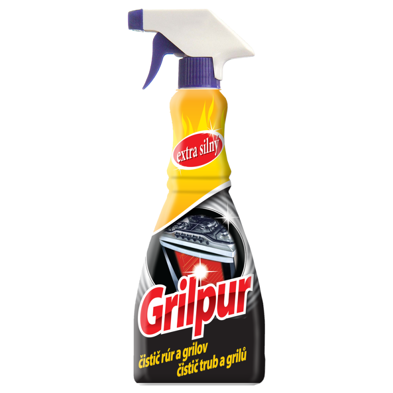 GRILPUR extra silný čistič trub a grilů s rozprašovačem 500 ml