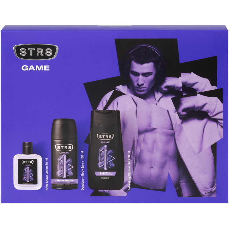 Kazeta STR8 Game /deo 150ml +SPG 250ml + VPH 50ml/