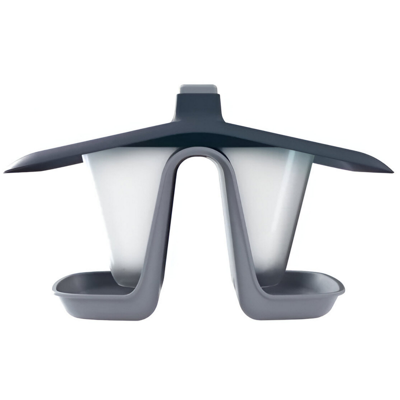 Krmítko plastové BIRDYFEED DOUBLE šedý kámen 28 cm