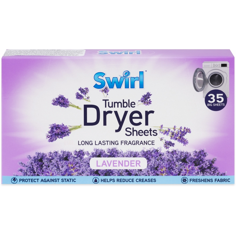 SWIRL Lavender ubrousky do sušičky 35 ks