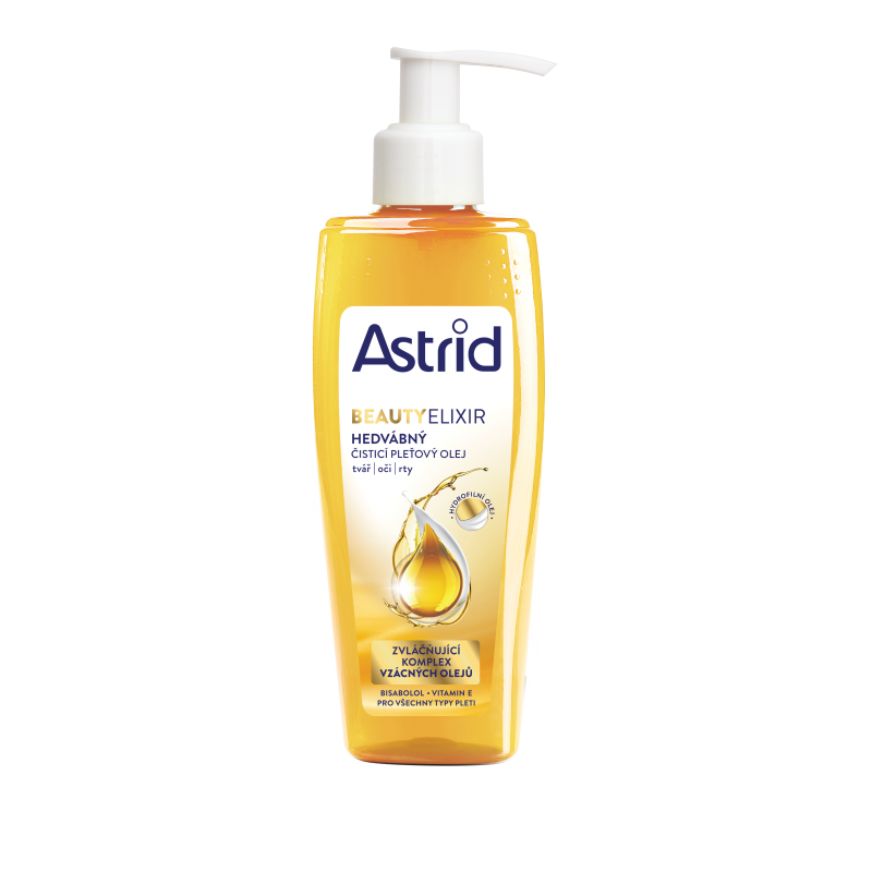 ASTRID hedvábný čisticí pleťový olej 145 ml