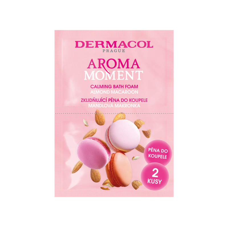Pěna do koupele DERMACOL makronka 2x15 ml