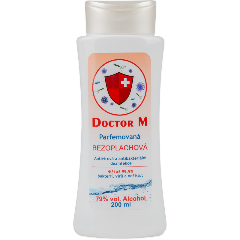 Doctor M 200 ml antivirový, antibakteriální, dezinfekční roztok