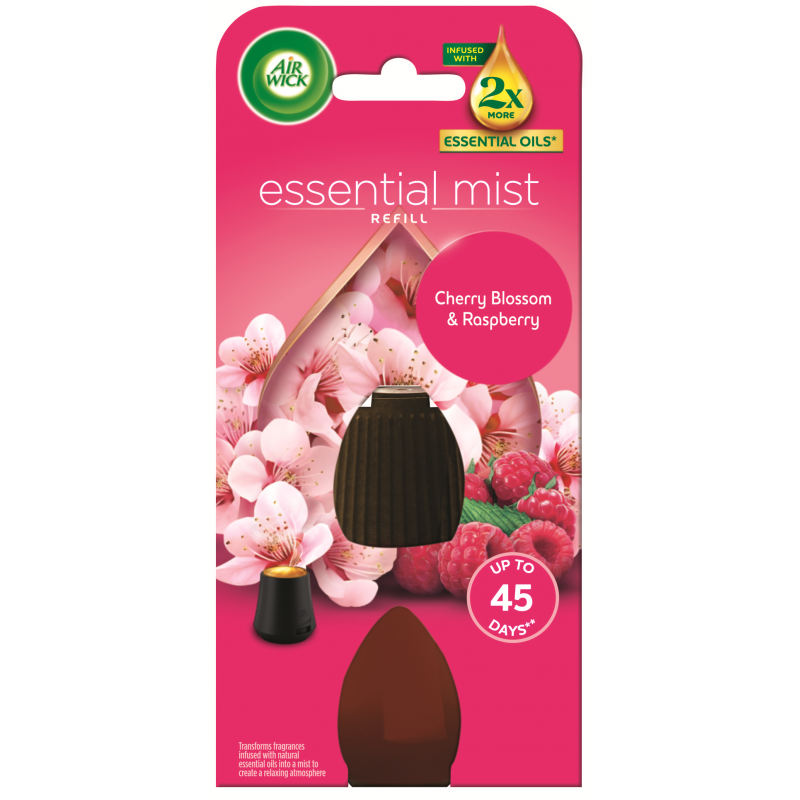 AIR WICK Aroma vaporizér náplň třešňový květ a malina 20 ml