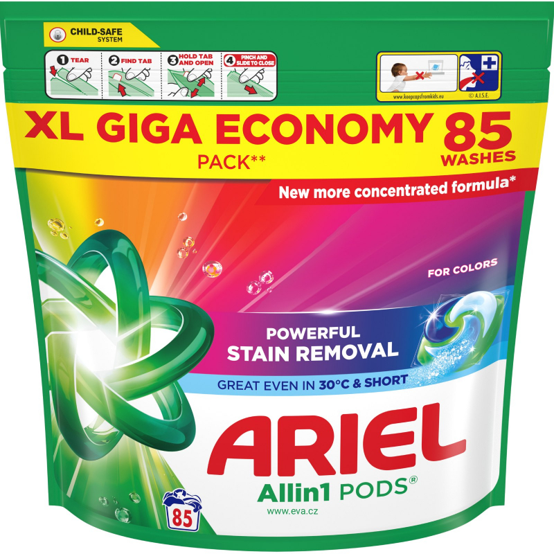 ARIEL All in 1 gelové kapsle 85 ks Color