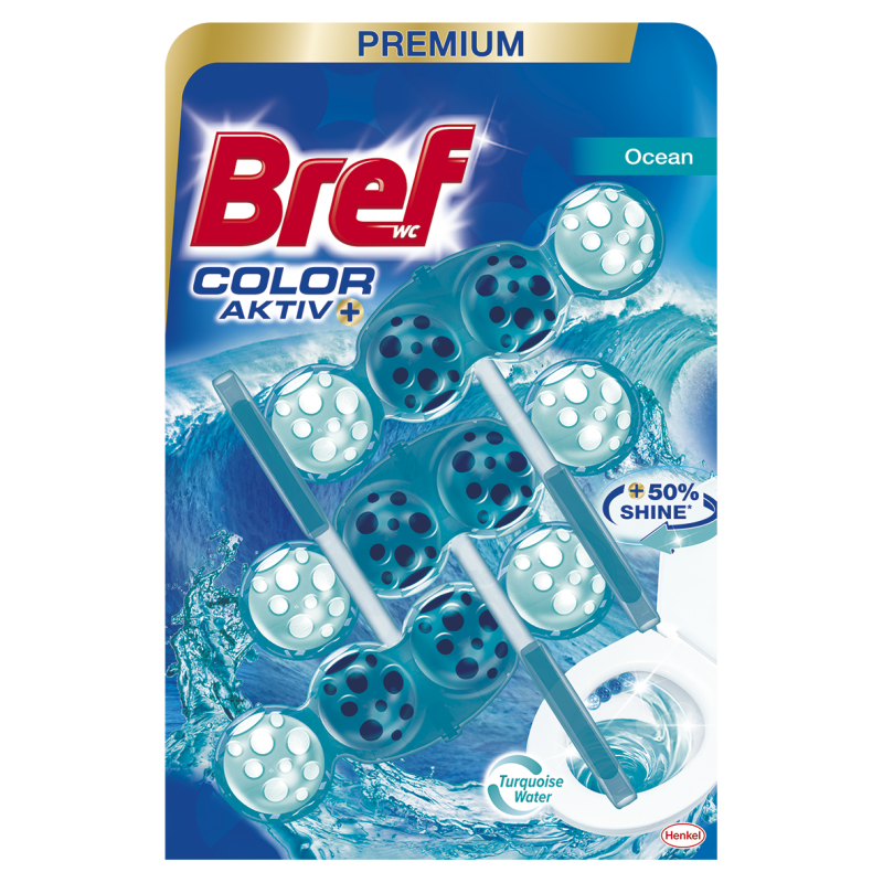 WC BREF Color Aktiv 3 x 50 g Ocean