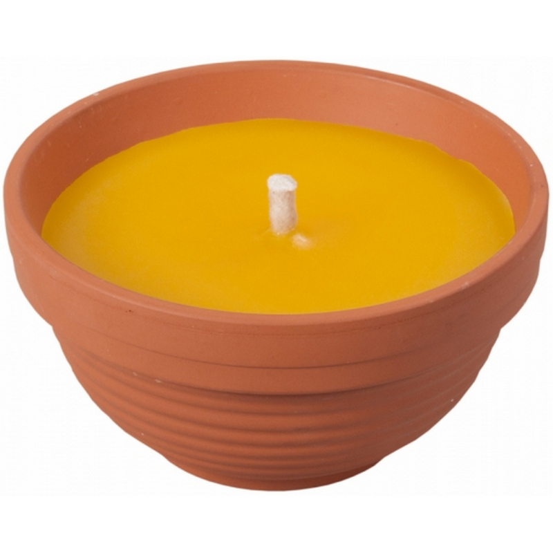 Repelentní svíčka CITRONELLA terakota 13 cm, 300 g