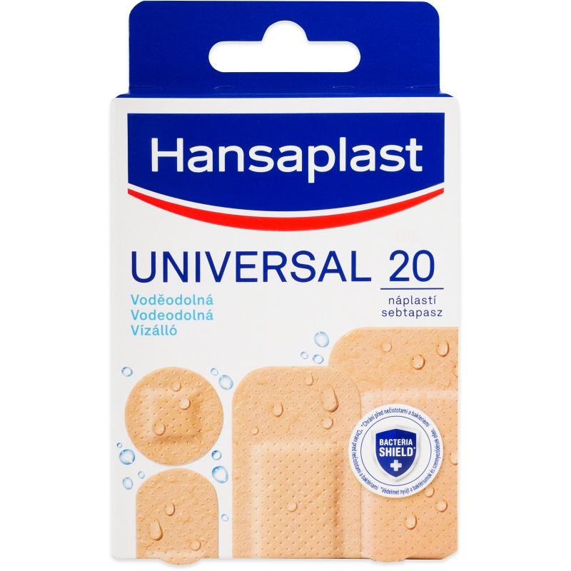 Náplast HANSAPLAST universal voděodolná 20 ks