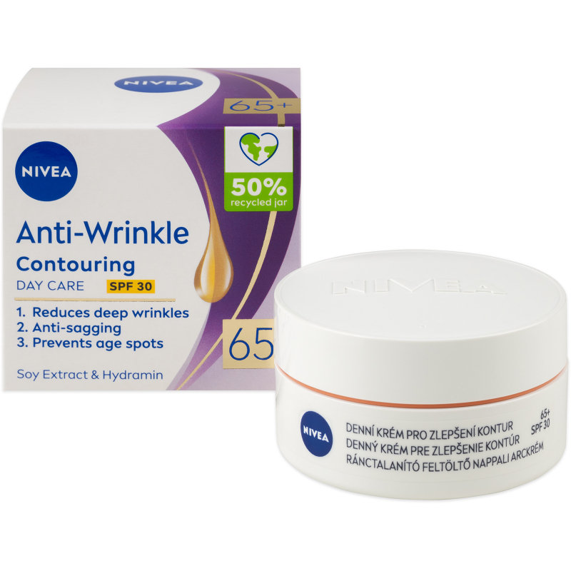 NIVEA krém proti vráskám 65+ denní 50 ml