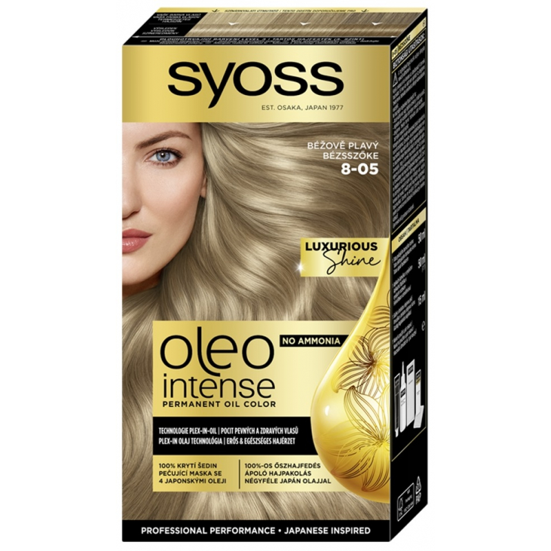 Barva SYOSS Oleo Intense 8-05 béžově plavý