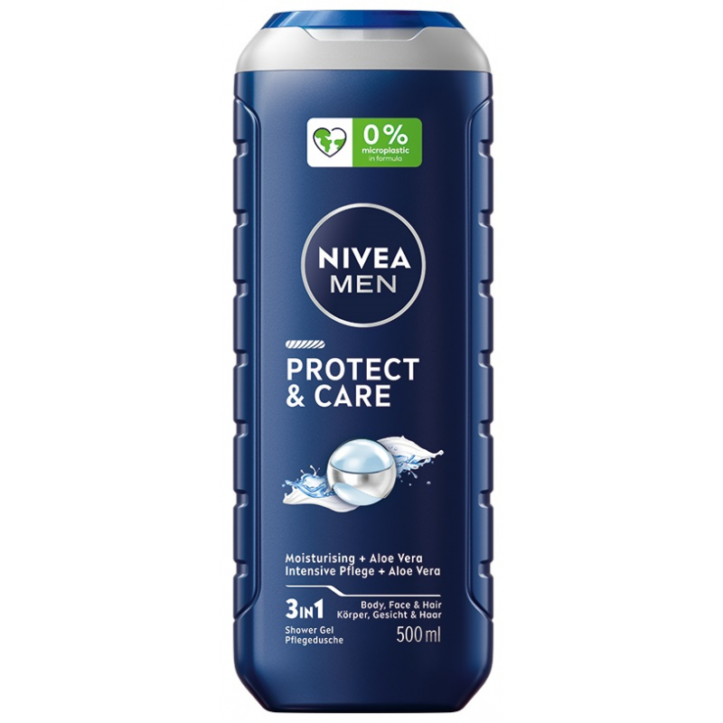 Sprchový gel NIVEA MEN Protect & Care 500 ml