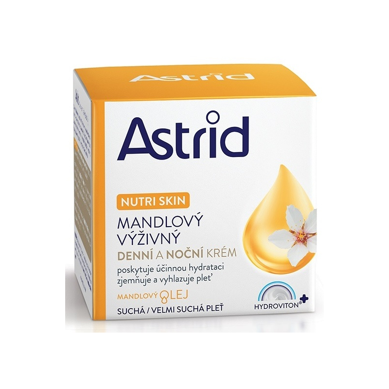 Krém ASTRID Nutri Skin mandlový denní+noční 50 ml