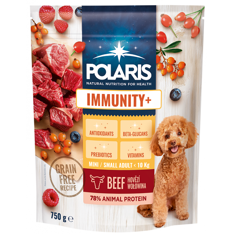 POLARIS Beef IMMUNITY+ granule pro malá plemena 750 g