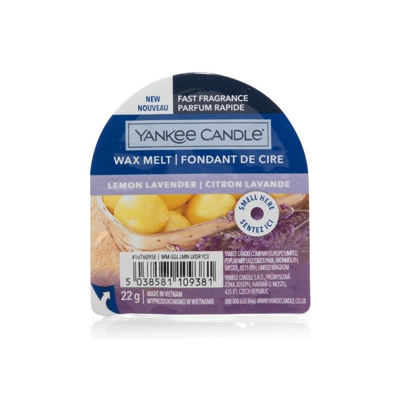 Vosk YANKEE CANDLE Lemon Lavender 22 g