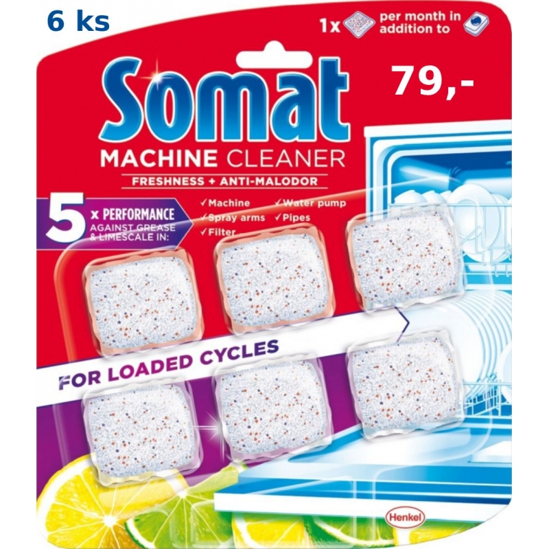 SOMAT čistič myčky 6 ks