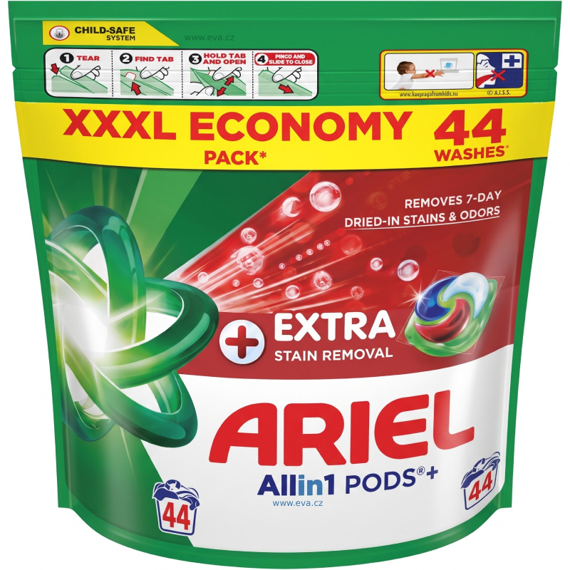 ARIEL Extra Clean gelové kapsle 44 ks