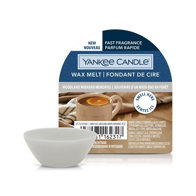 Vosk YANKEE CANDLE Woodland Weekend Memories 22 g