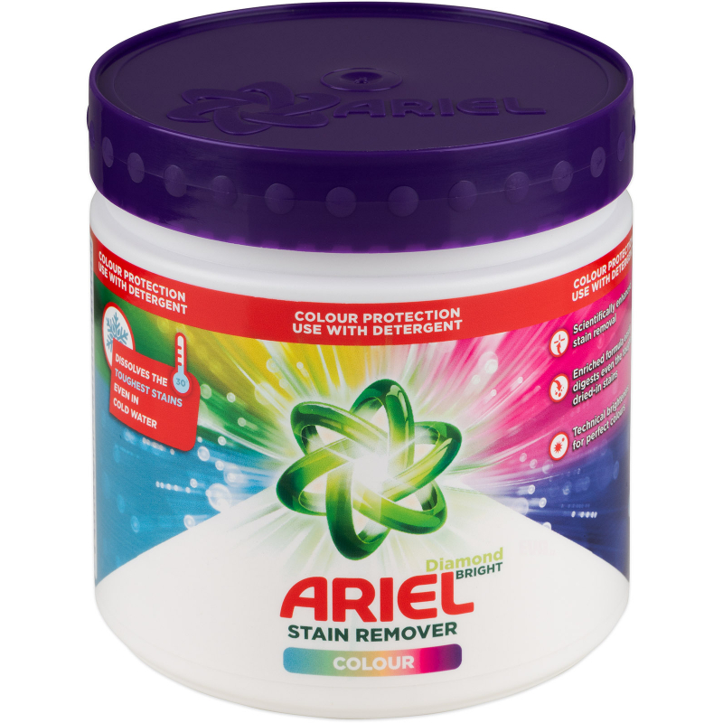 ARIEL odstraňovač skvrn na barevné prádlo, prášek 500 g