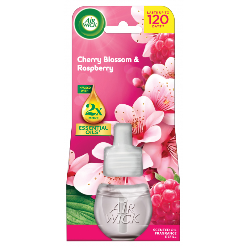 AIR WICK electric náplň Třešňový květ a malina 19 ml