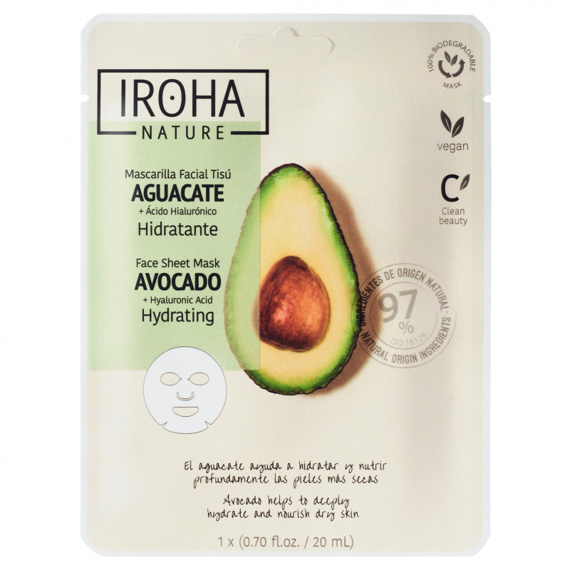Maska IROHA Avocado hydratační 20 ml