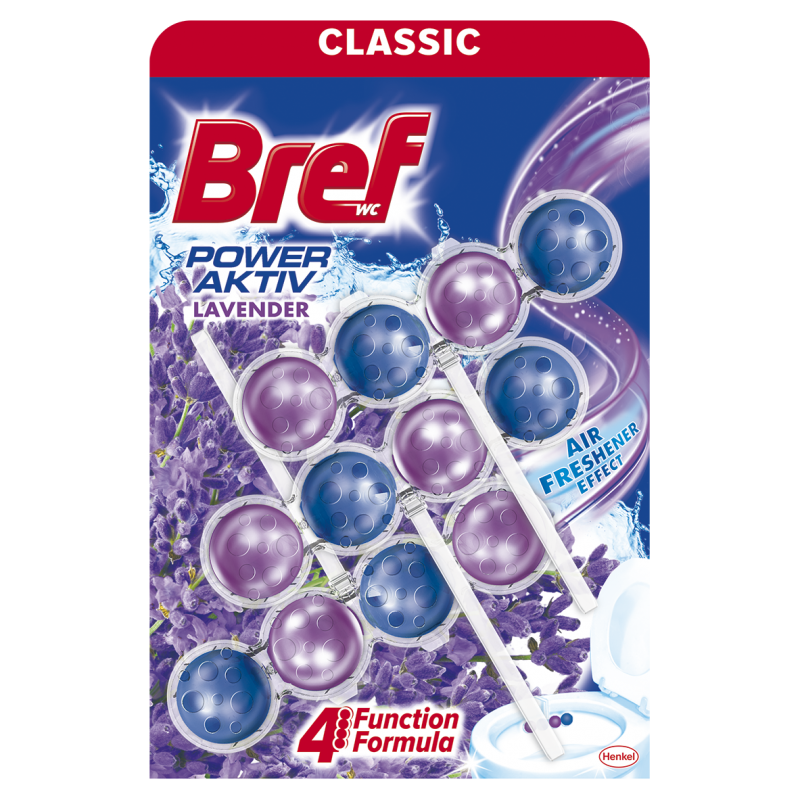 WC BREF Power Aktiv 3 x 50 g Lavender