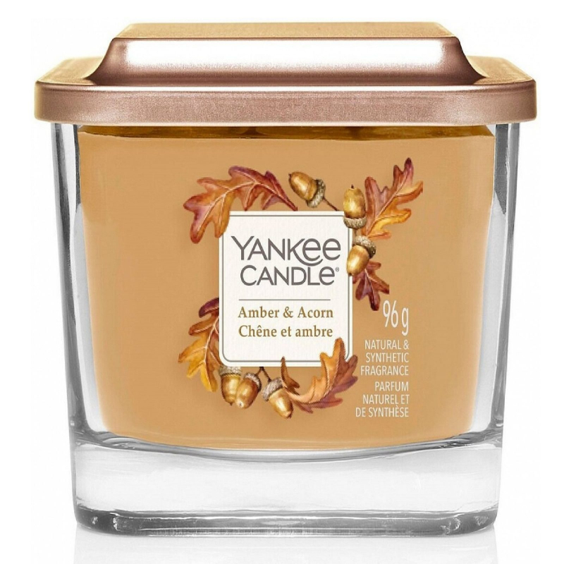 Svíčka YANKEE CANDLE Elevation Amber & Acorn 96 g