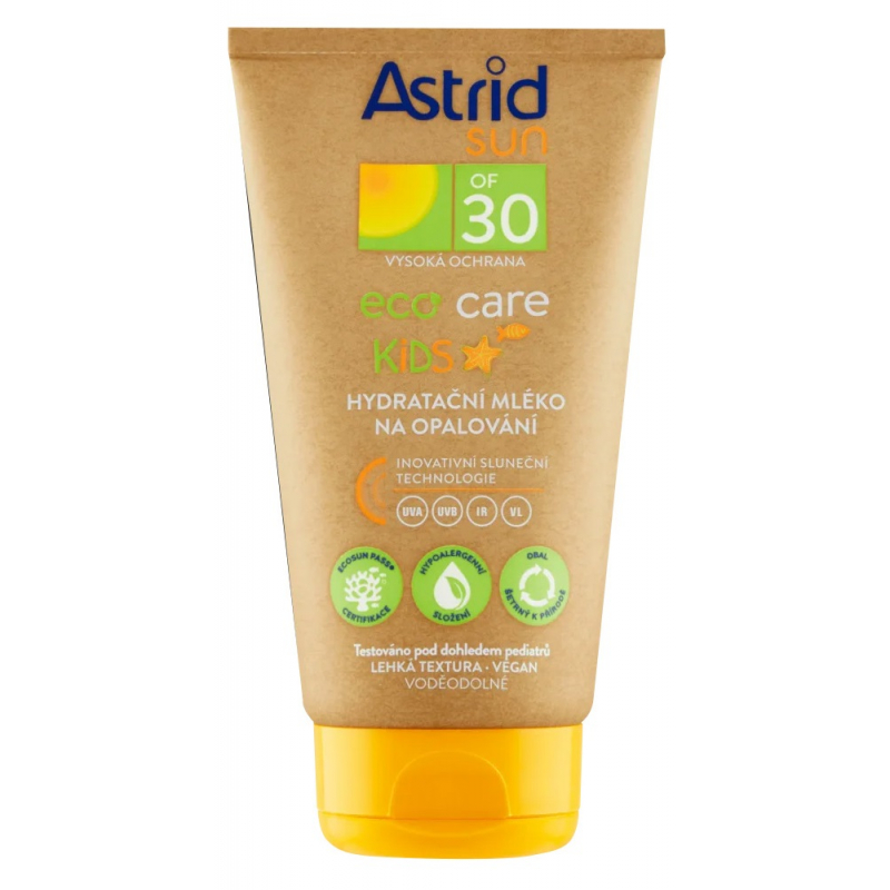 ASTRID SUN Kids Eco hydratační mléko na opalovaní OF30 150 ml