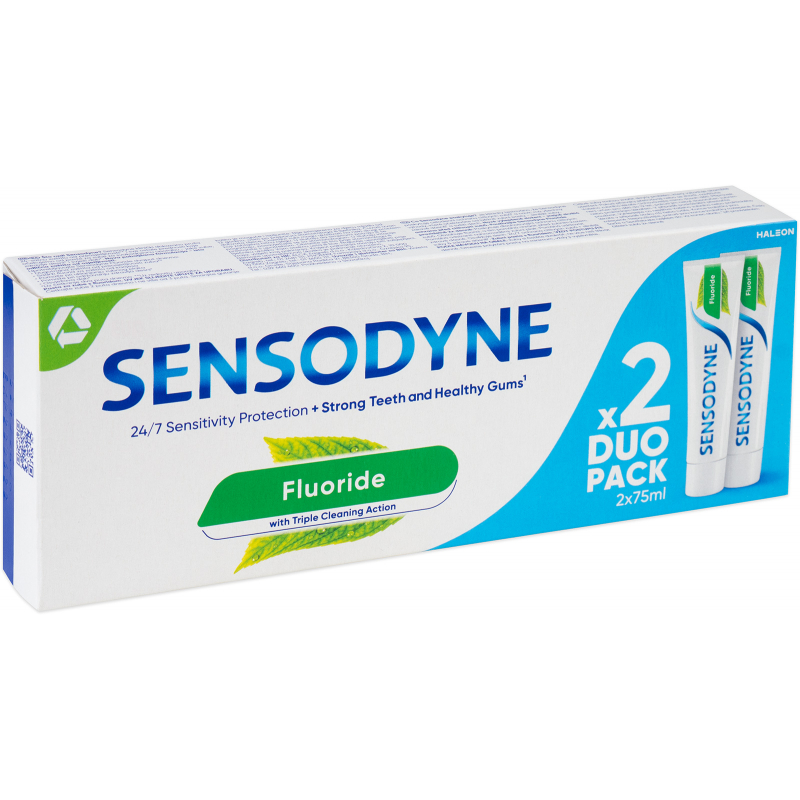 Zubn� pasta SENSODYNE Fluoride 2x75 ml