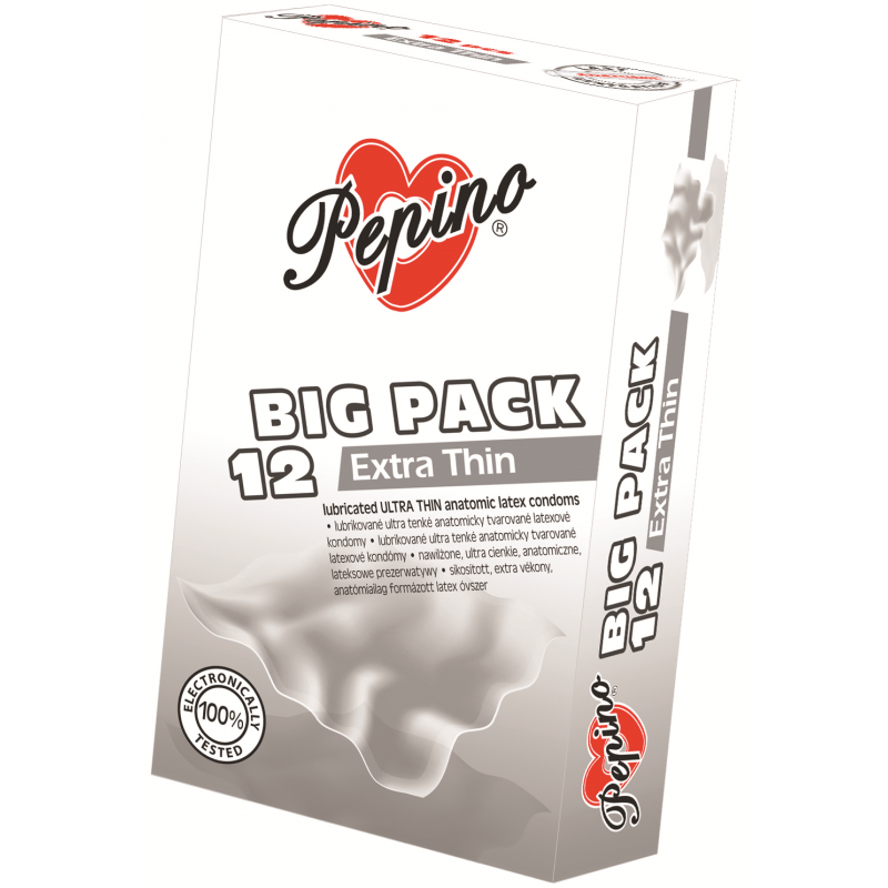 Kondomy PEPINO Extra Thin 12 ks